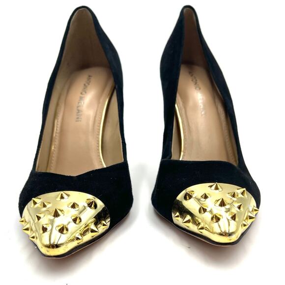 ANTONIO MILANI CANDACE stiletto shoes black sz 7 - Picture 4 of 12